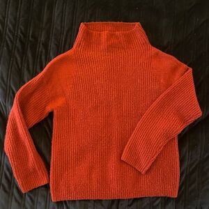 Chelsea28 Vibrant Red Cowl Neck Sweater